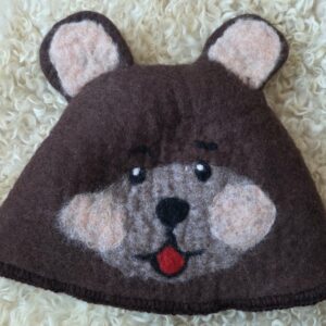 SAUNAMÜTS "karu" Lastele, noortele.